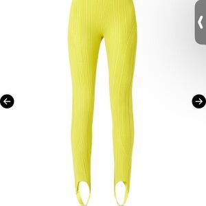 ✨Hervé Leger✨Variegated Rib Stirrup Leggings